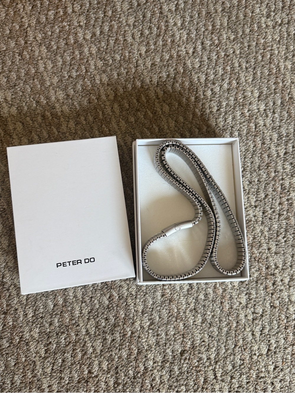 Peter Do watch chain link necklace